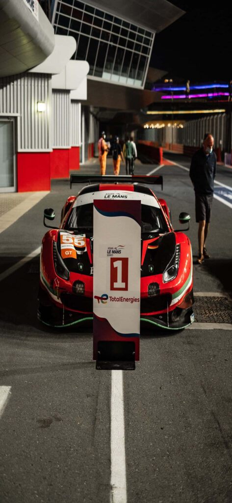 Roaring Beauty: Capturing the Red Ferrari 488 GT3's Majesty in Project Cars 2 Wallpaper