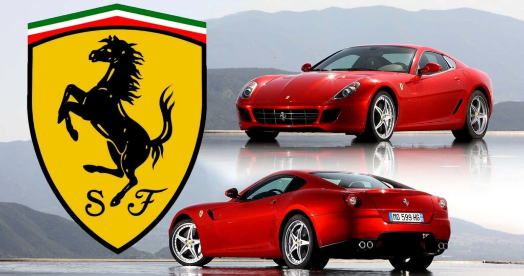 Cruising with Charisma: Unforgettable Impression of the Sleek Red Ferrari 599 GTB Fiorano Wallpaper