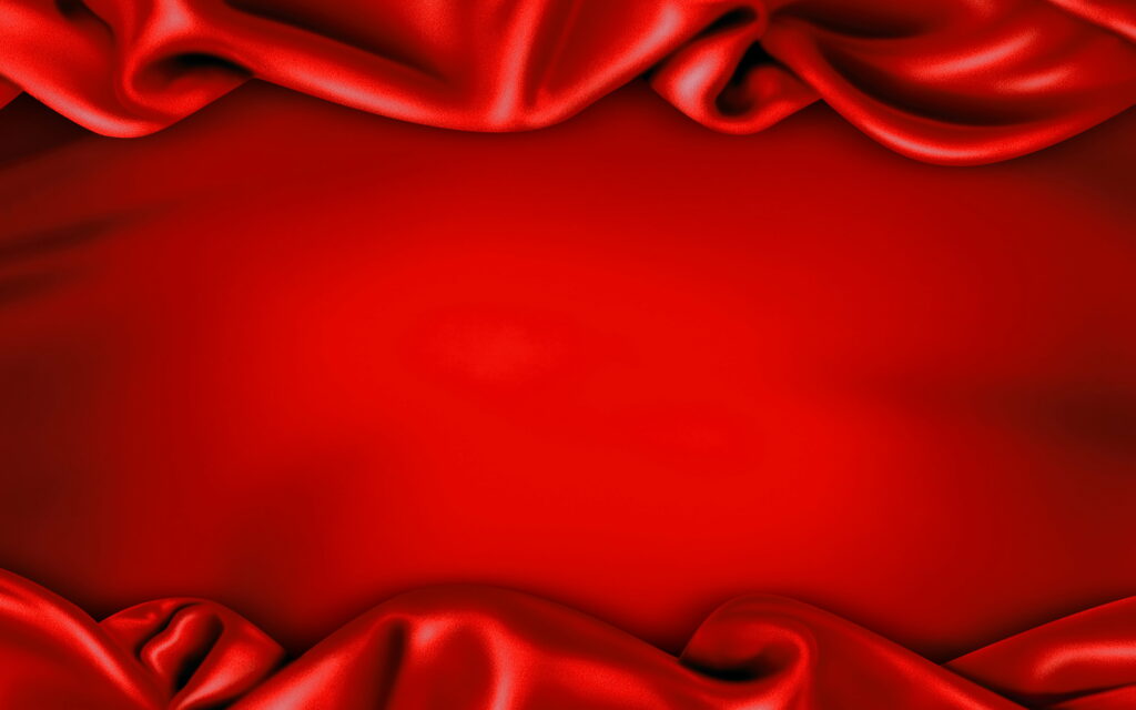 Vibrant Red Curtain Frames: A Luxurious and Captivating 4K Wallpaper