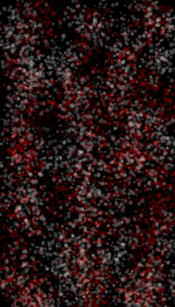 Mesmerizing Red and White Bokeh Abstract Background Wallpaper