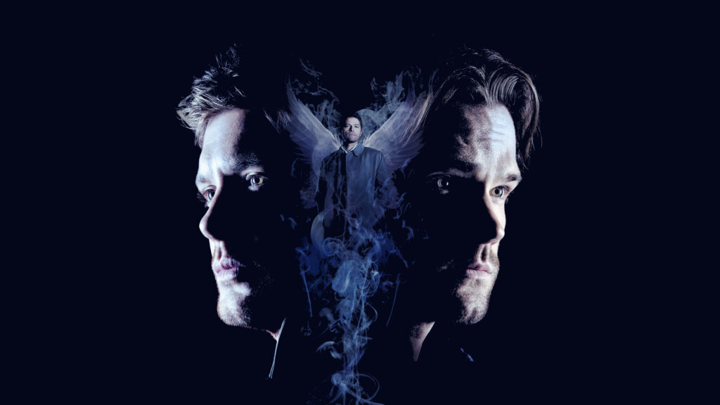 Sam & Dean Winchester Wallpaper: Intense Supernatural Graphic Art