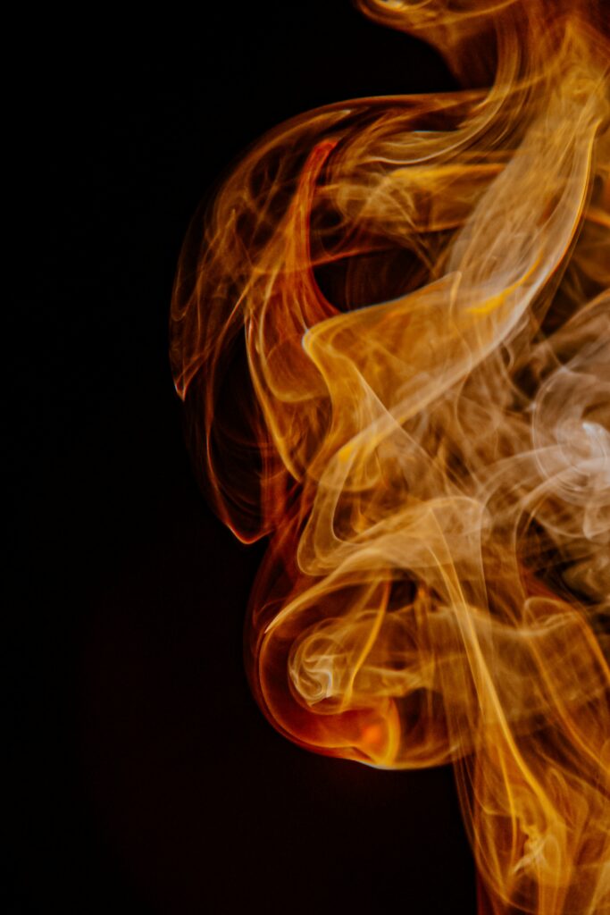 Swirling Flames Wallpaper: Intense Fire Background 2012x3018