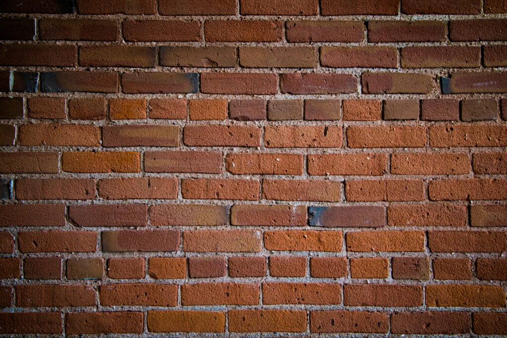 Brick Wall Abstract: An Intricate Texture in Stunning 5K Resolution Wallpaper
