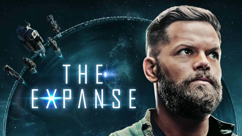 Captivating The Expanse Wallpaper: Spacecraft & Starry Conflict Background