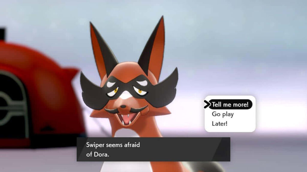 Captivating Thievul Wallpaper: Playful Fox with a Fear of Dora