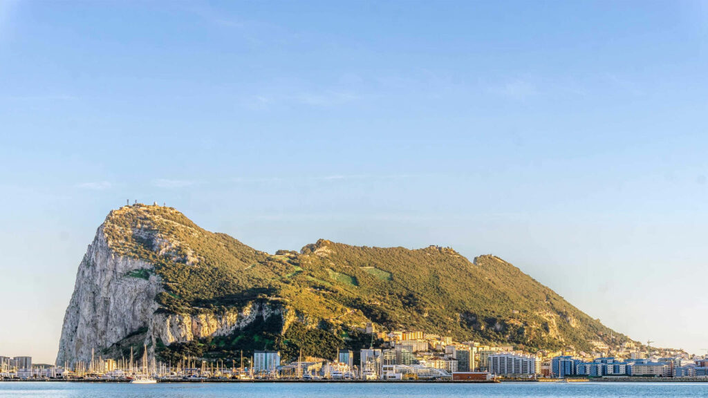 Greenery Envelops Iconic Rock Of Gibraltar in Stunning Wallpaper