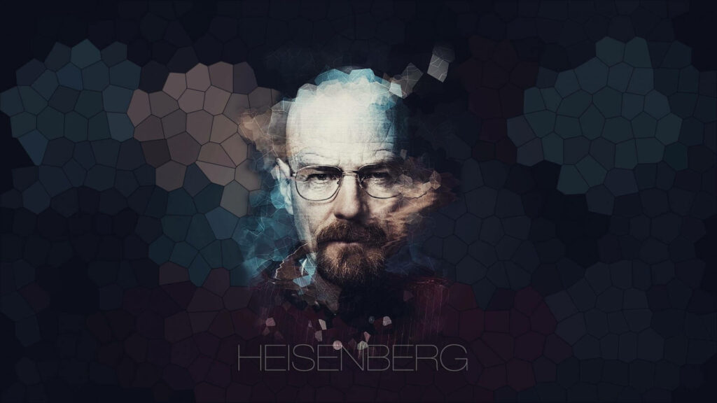 Intense Heisenberg Wallpaper: Walter White's Transformation Art