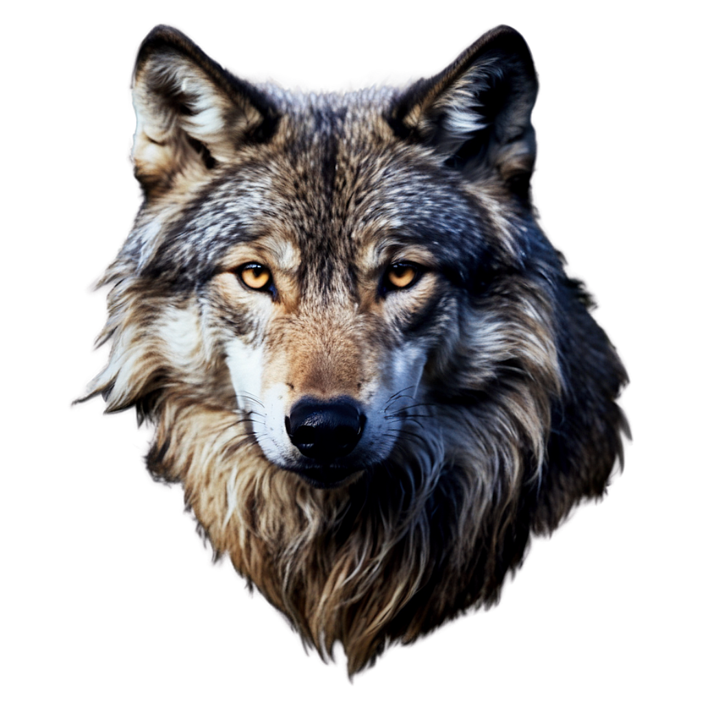 Intricate Wolf Portrait Wallpaper: Spirit Animal Guide & Wisdom