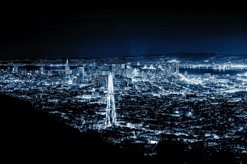 Enchanting Illumination: San Francisco Nightscapes in HD Wallpaper