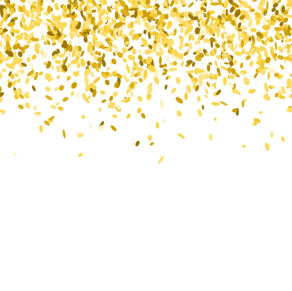 Capturing the Magic: Effortlessly Beautify Festive Moments with Golden Confetti Backdrop Wallpaper