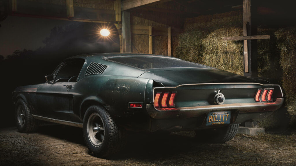 Capturing the Legendary Mustard Bullitt - Mesmerizing 4K Ultra HD Mustang Backdrop Wallpaper