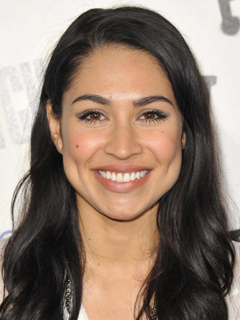 Cassie Steele smiling portrait wallpaper with warm lighting expressive eyes and natural colors