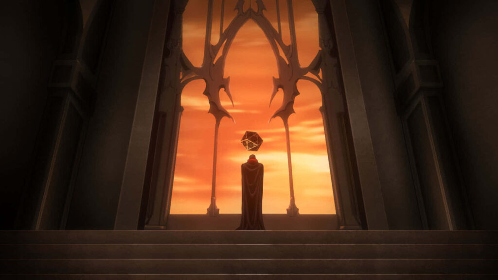 Enchanting Castlevania Wallpaper: Gothic Corridor at Sunset