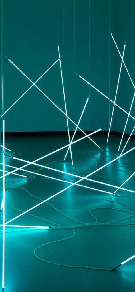 Luminous Intricacies: Captivating 4k Neon iPhone Background Wallpaper