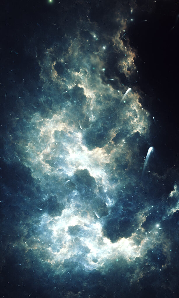 Stunning Cosmic Cloud Wallpaper - Bright Celestial Background