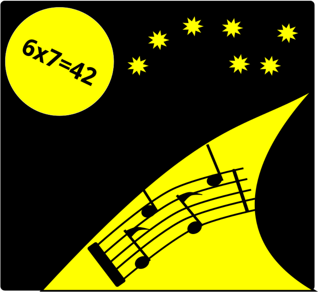 Celestial Music & Math: Elegant Wallpaper Art for Your Space