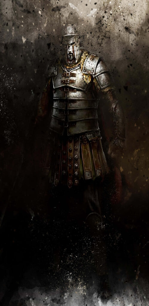 Centurion warrior in detailed Roman armor - dramatic lighting For Honor scene Wallpaper