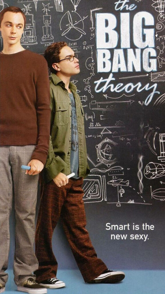 Big Bang Theory Wallpaper: Chalkboard Style with Science & Humor
