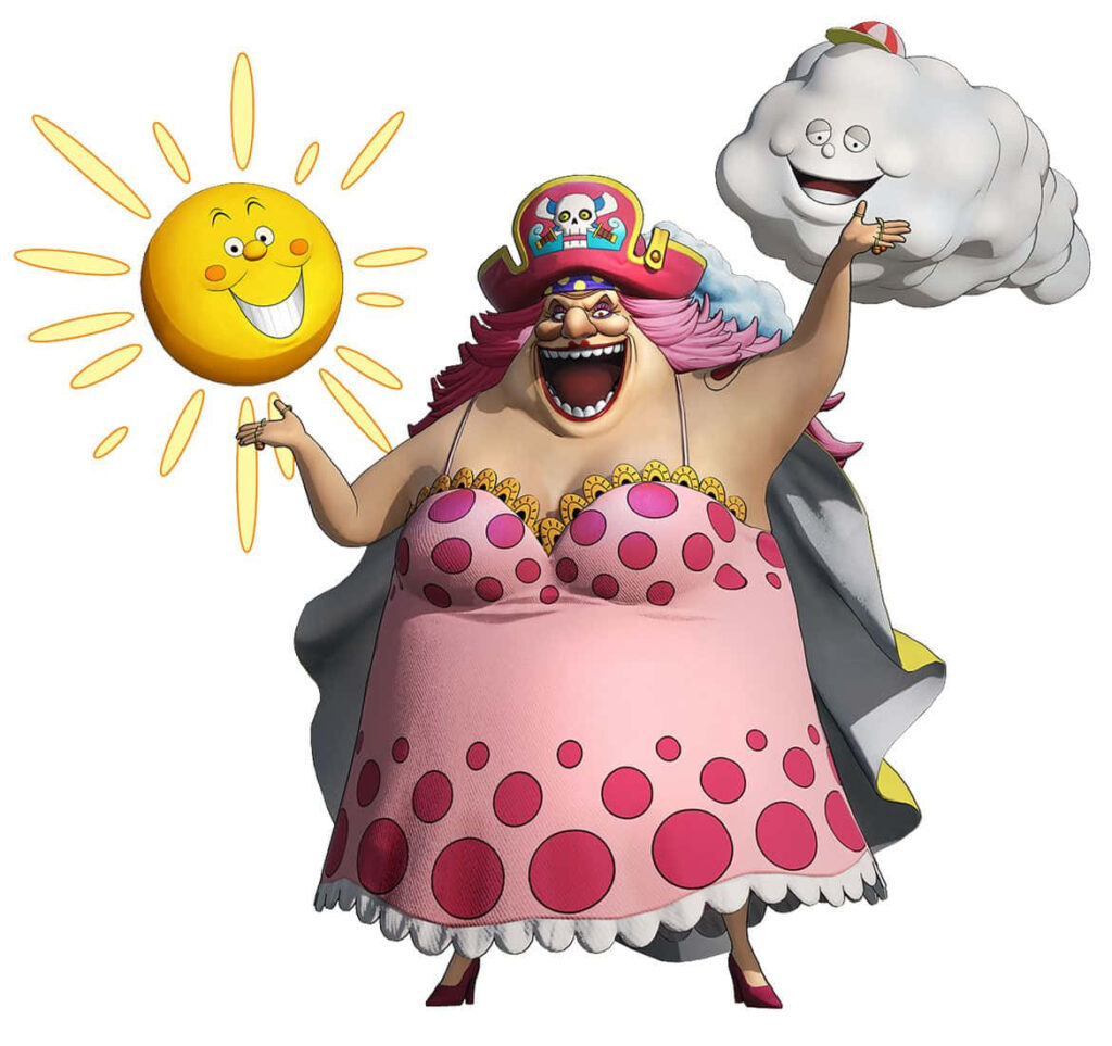 Charlotte Linlin Big Mom Pirates with Prometheus and Zeus vibrant anime wallpaper background