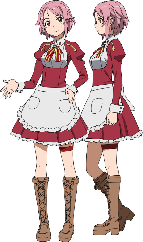 Vibrant Animated Character Wallpaper: Charming Red & White Outfit
