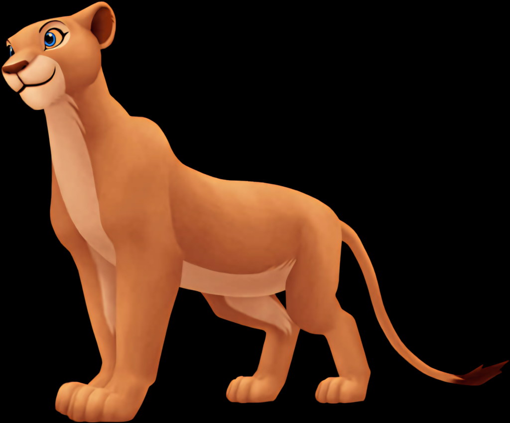 Playful Animated Lion Cub Wallpaper - Charming Wildlife Art