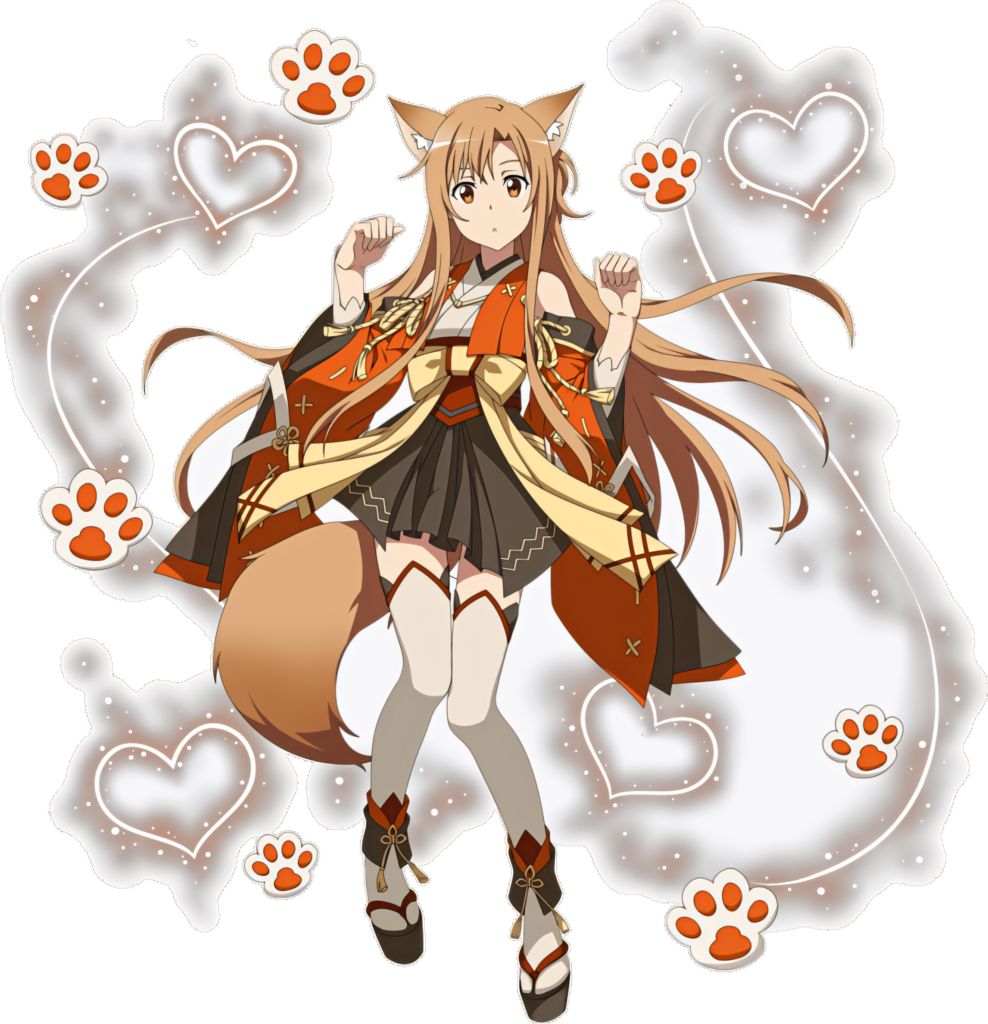 Charming Anime Fox Girl Wallpaper: Whimsical Fantasy Aesthetic