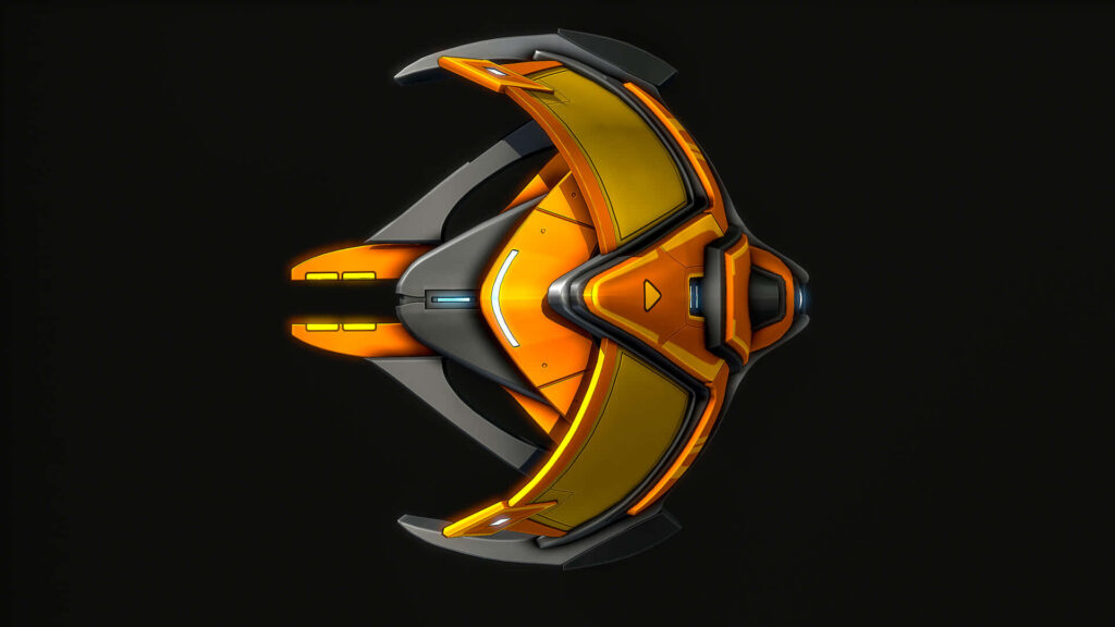 A Majestic 1080p Scenery Showcasing the Sublime Substrate Scarab Frigate in Ashes of the Singularity: Escalation Wallpaper