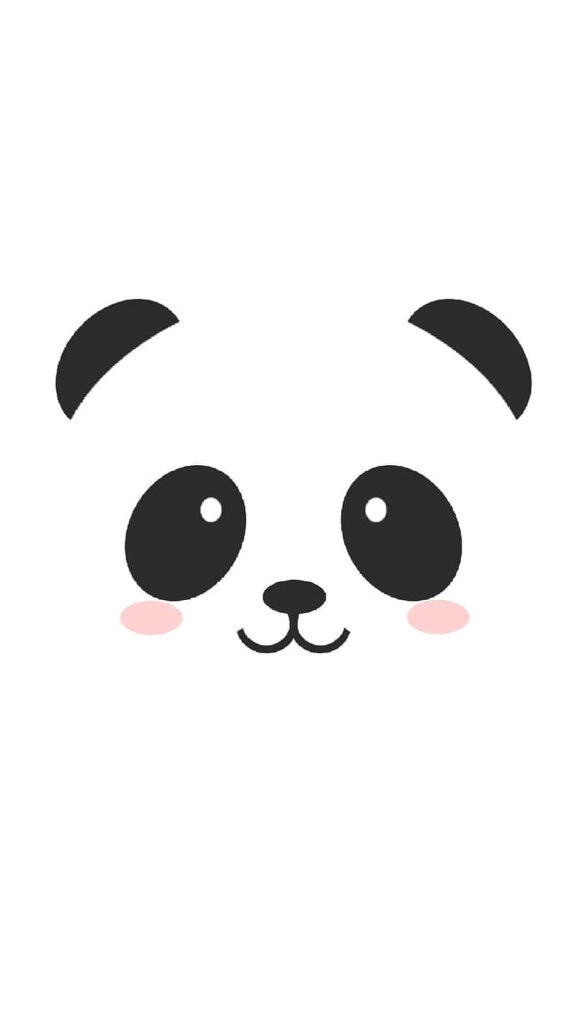 Charming Black and White Cartoon Character Wallpaper for Your Screen