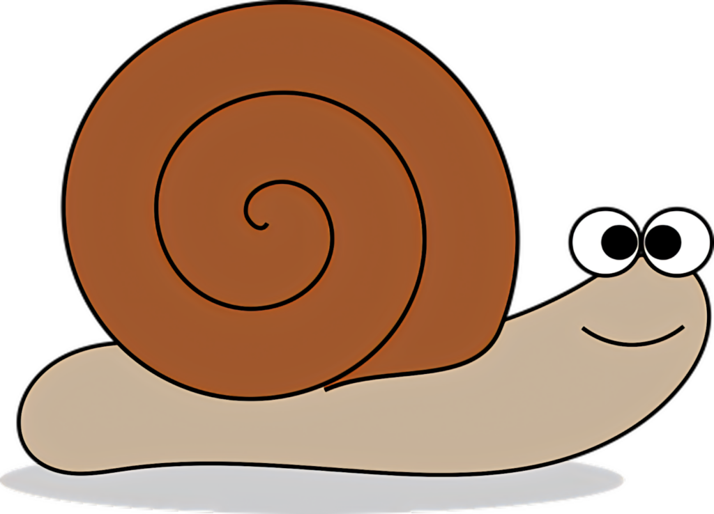 Charming Cartoon Snail Wallpaper: Whimsical Design with Joyful Vibes