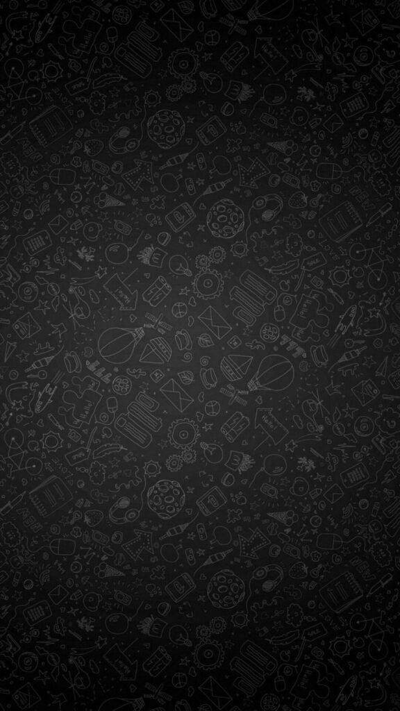 Chalky Delights: Whimsical Doodles Transforming iPhone 6 Plus into a Playful Canvas Wallpaper