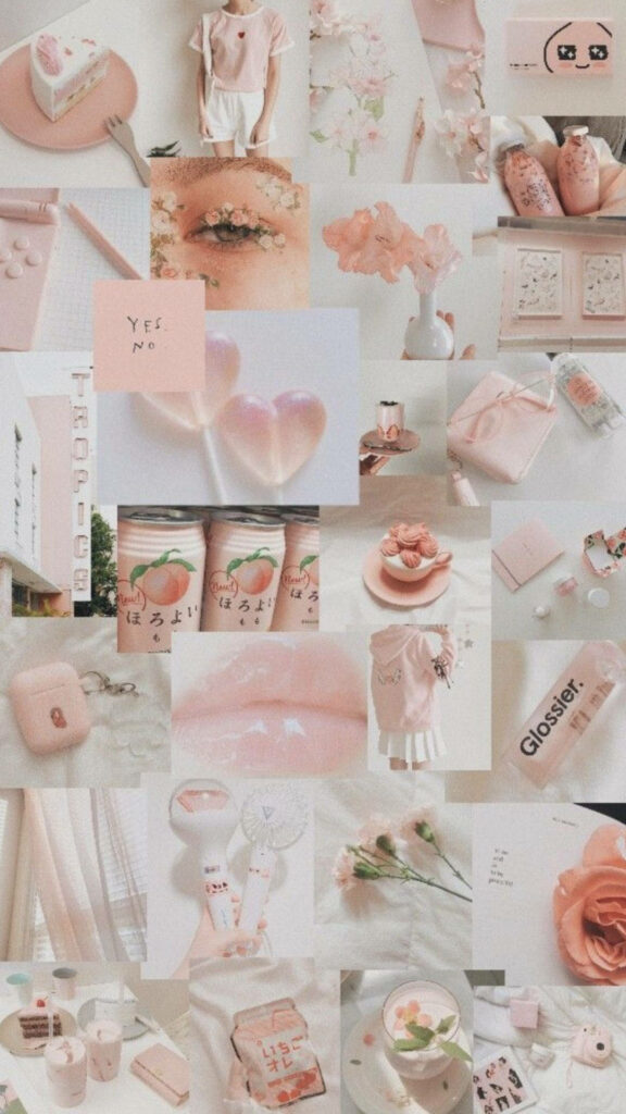 Chic Pink Paradise: A Mesmerizing Compilation of Delightful Aesthetic Imagery Wallpaper
