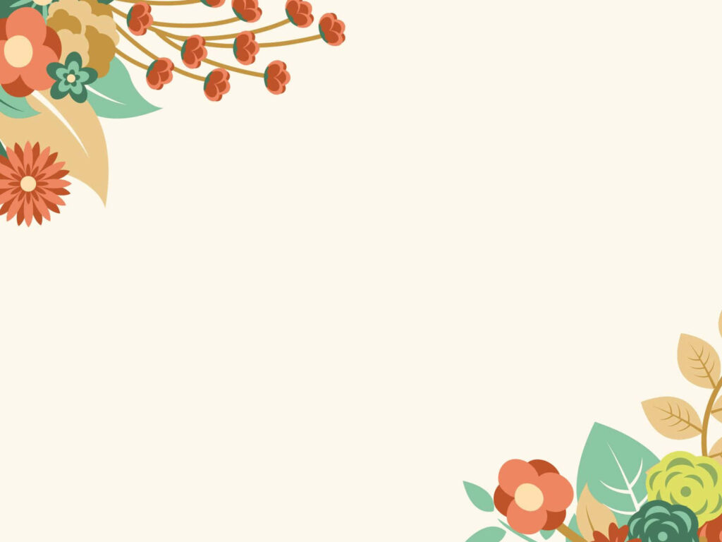 Charming Floral Wallpaper with Soothing Design and Elegant Leaves