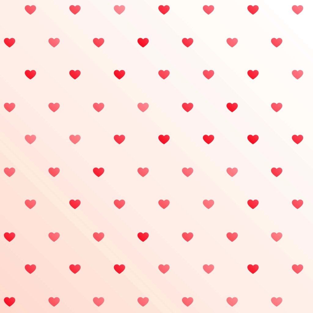 Charming Gradient Heart Wallpaper Background for Romantic Decor