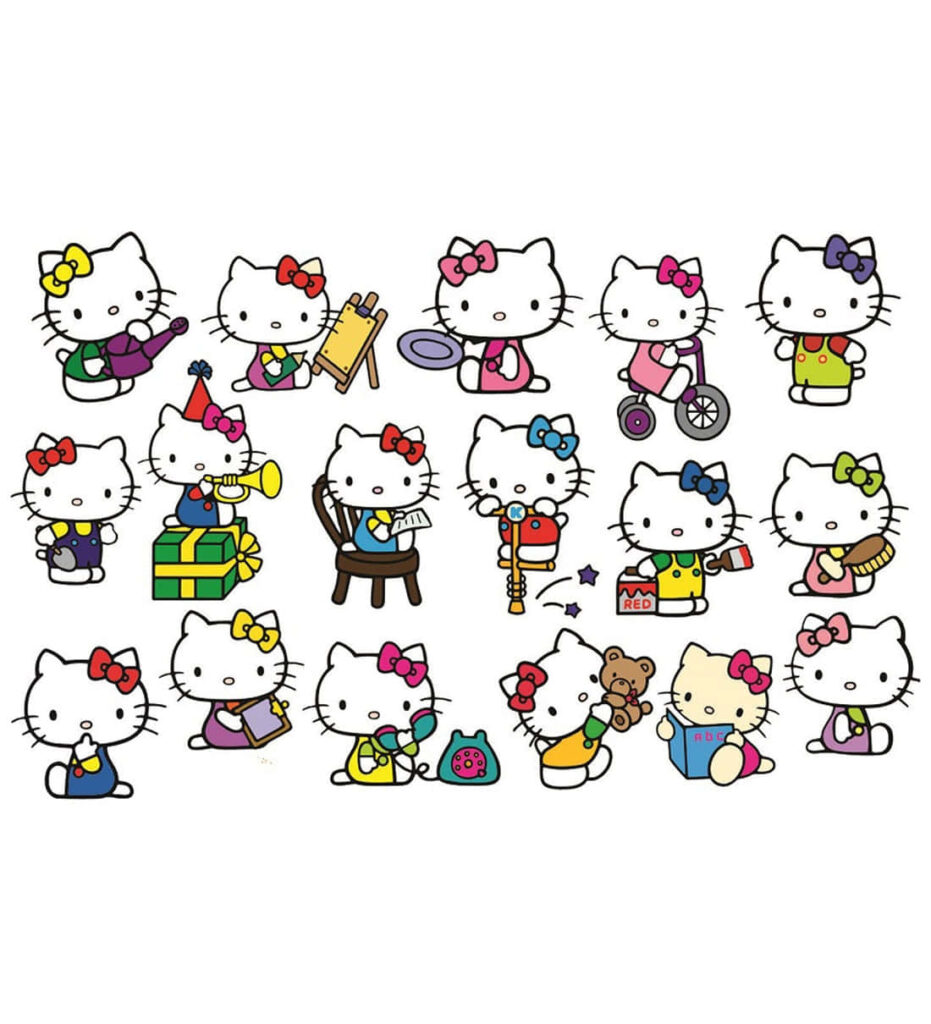 Charming Kawaii Hello Kitty Wallpaper: Playful & Colorful Adventures