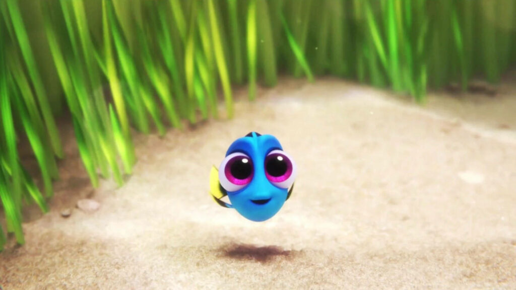 Charming Little Dory Wallpaper: Sweet Expression & Vibrant Colors