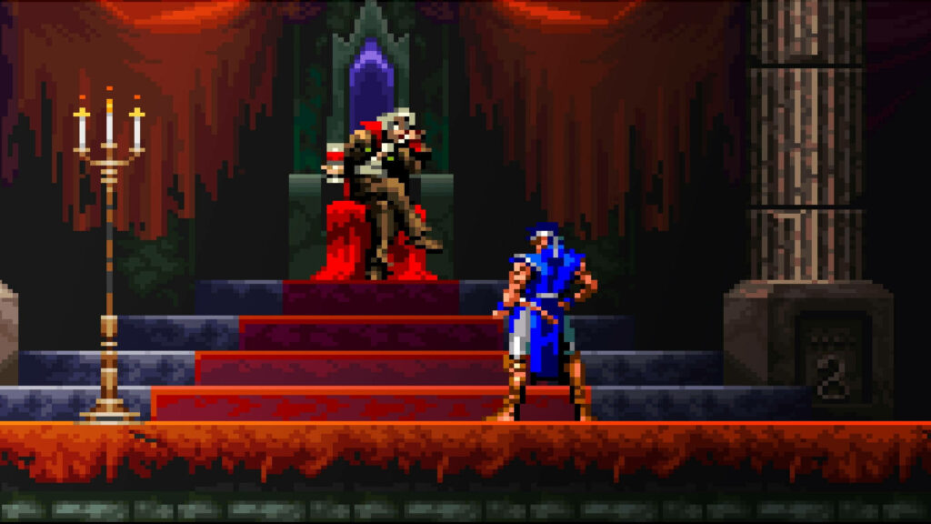 Symphony of Pixelated Darkness: A Cool and Aesthetic Castlevania Wallpaper