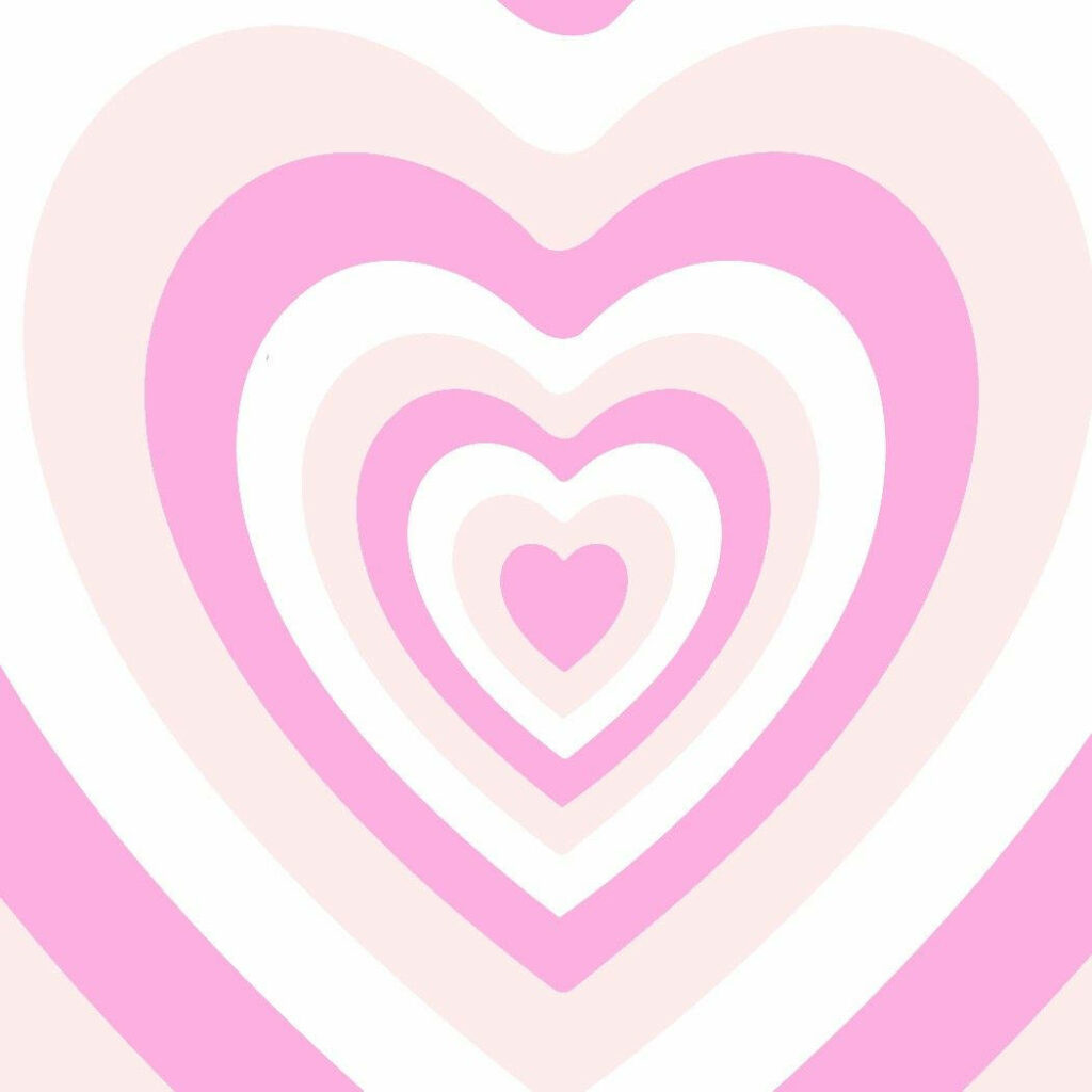 Charming Pastel Pink Heart Wallpaper: Soft, Romantic Background Design