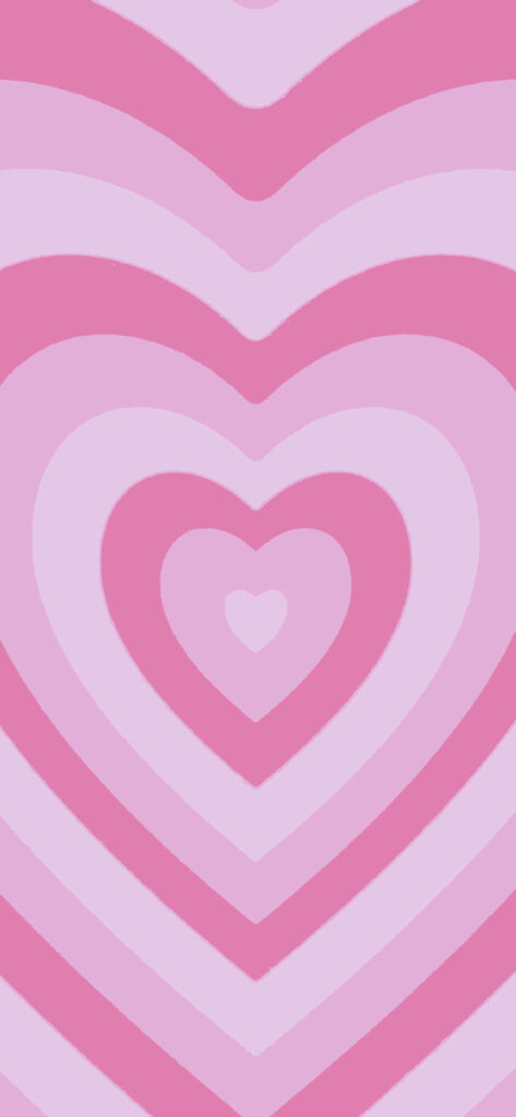 Charming Pink Heart Pattern Wallpaper | Soft Lavender Design