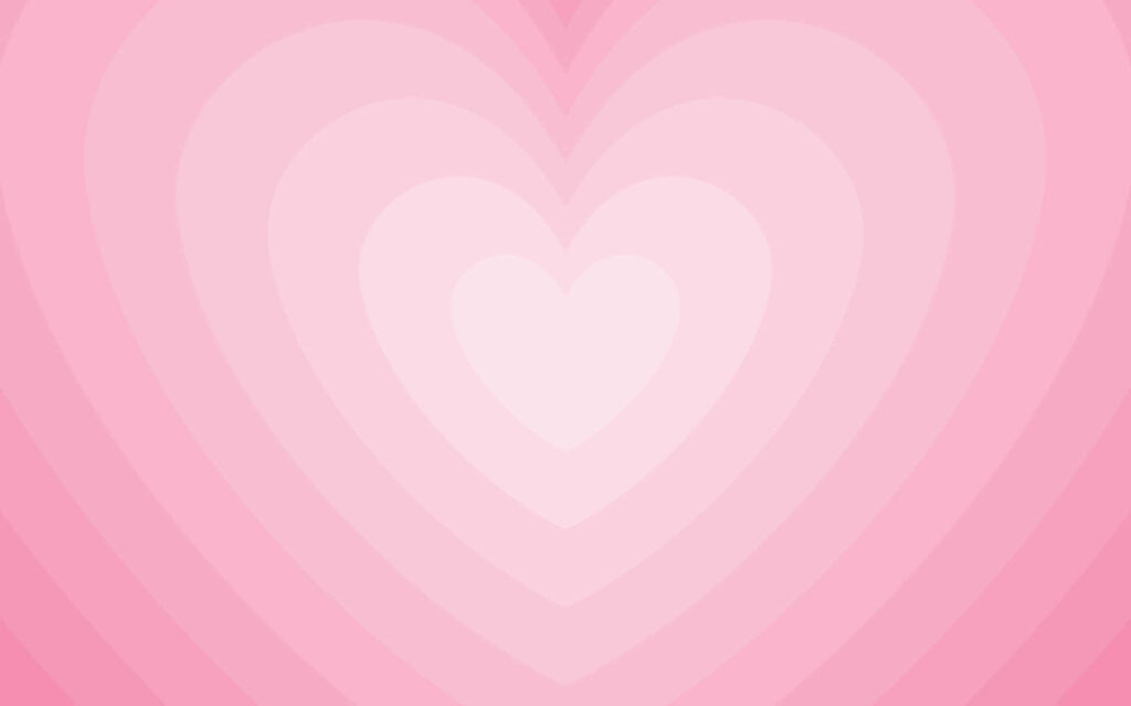 Charming Pink Heart Wallpaper - Soft, Layered & Romantic Background