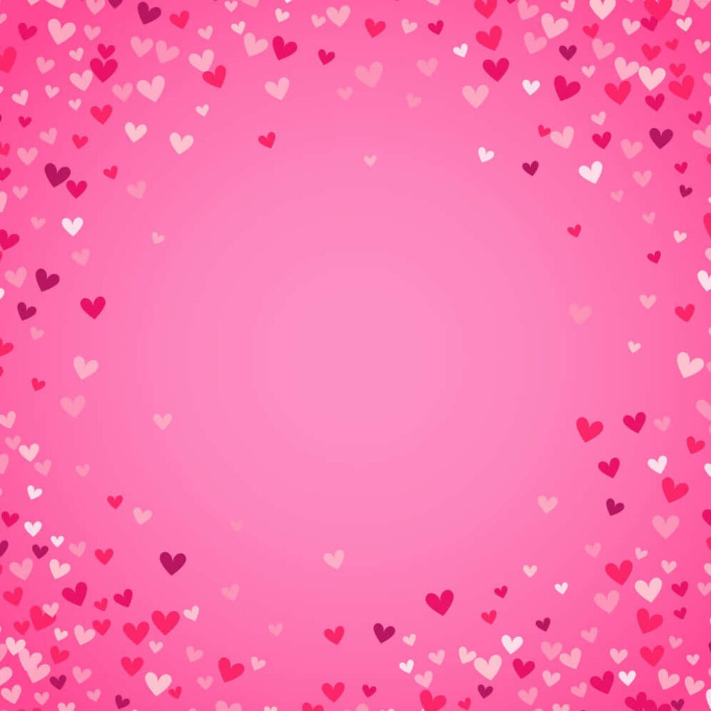 Charming Pink Heart Wallpaper Background for a Playful Design