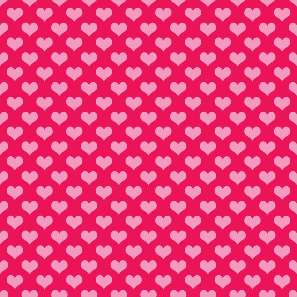 Charming Mini Pink Hearts Seamless Wallpaper on Vibrant Pink Backdrop