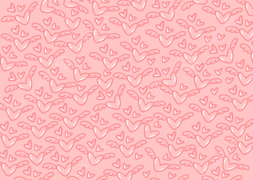 Charming Pink Floating Hearts Wallpaper - Sweet Romantic Background