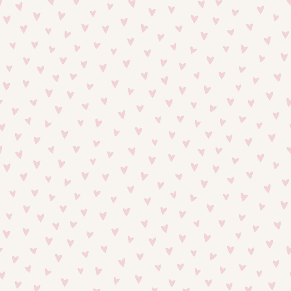 Delicate Pink Heart Wallpaper Background for a Romantic Touch