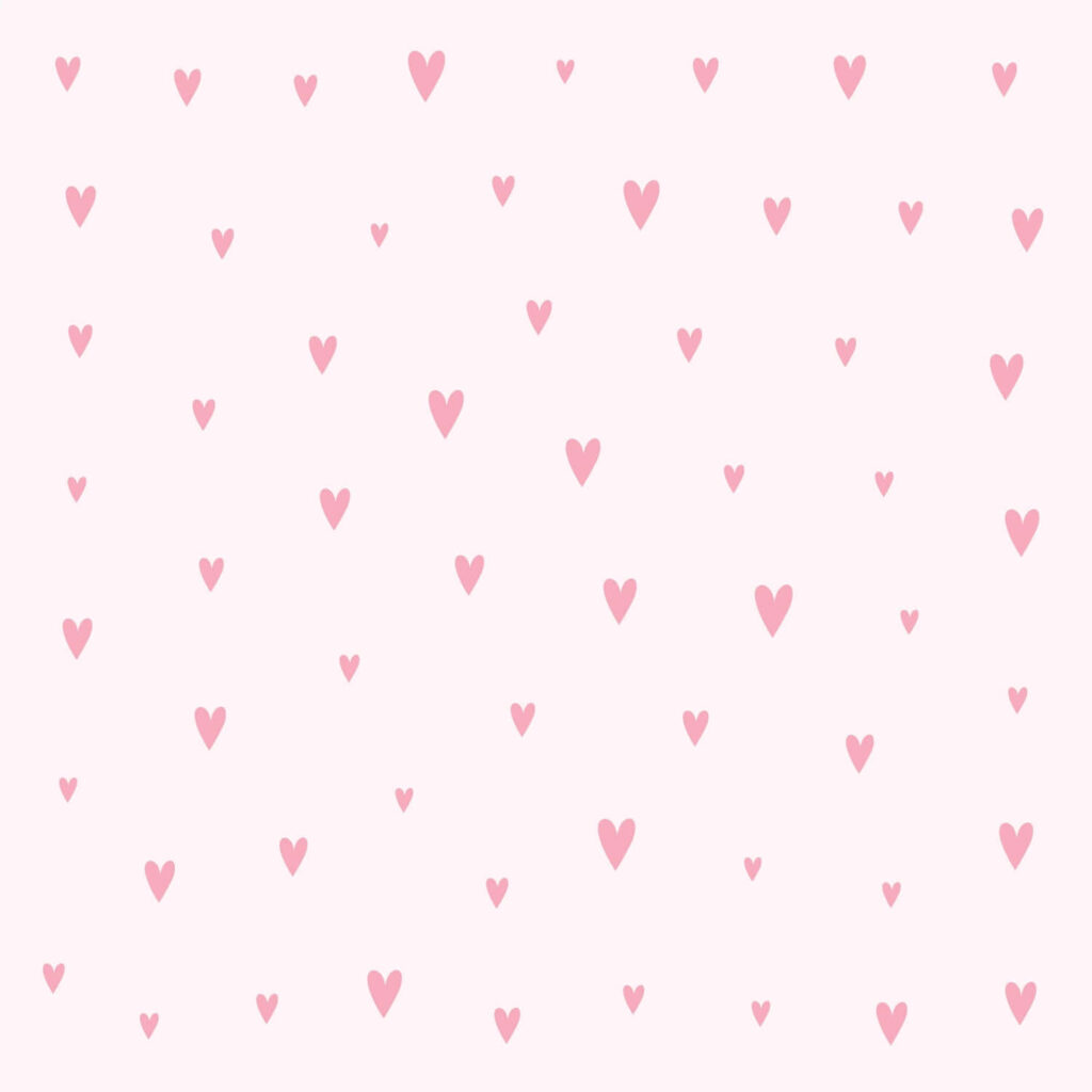 Charming Pink Hearts Wallpaper Background - Sweet & Warm Design