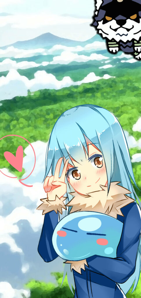 Charming Rimuru Tempest Wallpaper for Anime PFP - Lush Greenery