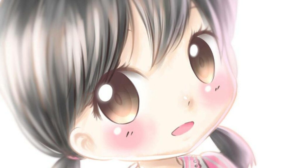 Chibi Shizuka Wallpaper: Heartwarming Anime Background Art
