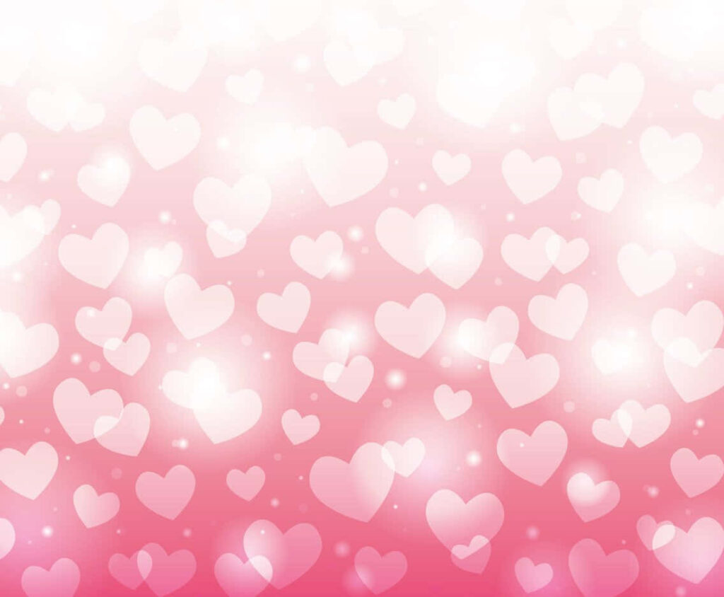 Romantic Soft Pink Heart Wallpaper - Dreamy Background Design