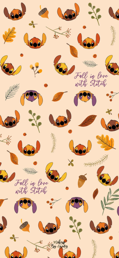 Cozy Stitch Autumn Wallpaper: Fall in Love with Vibrant Colors