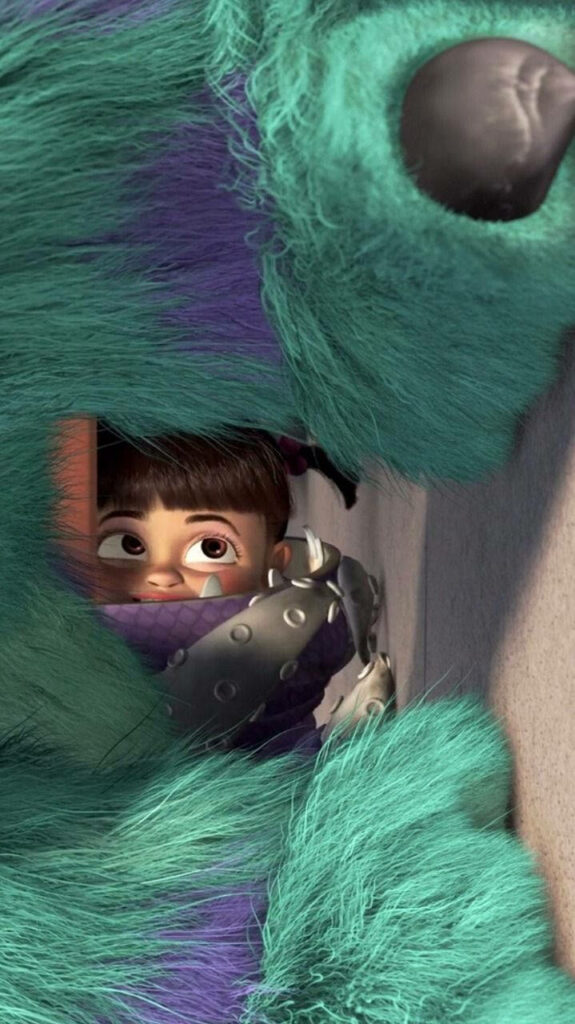 Charming Monsters Inc. Wallpaper: Sulley & Boo's Adorable Hideaway
