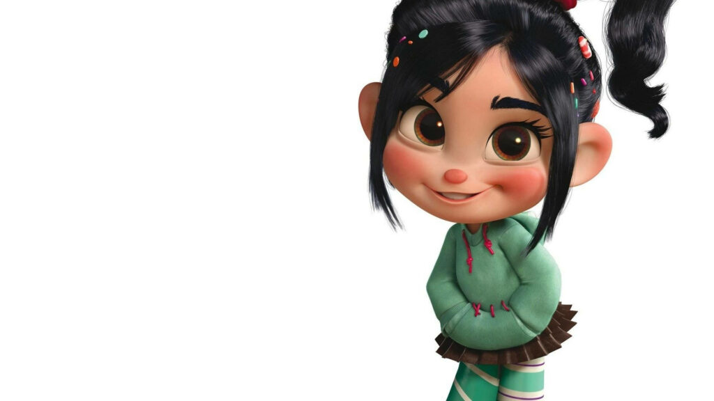 Charming Vanellope Wallpaper: Adorable & Playful Background